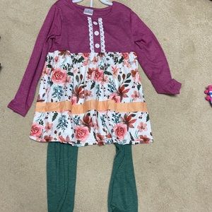 Floral matching set